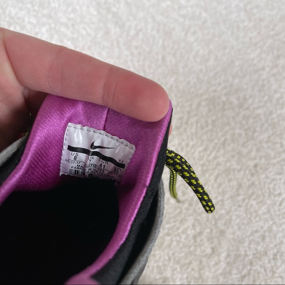 Nike air huarache run su river rock bright cactus black grey purple - Picture 13 of 13